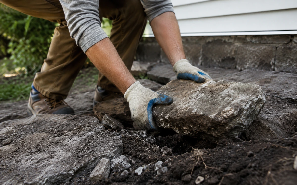 Rock moving contractor